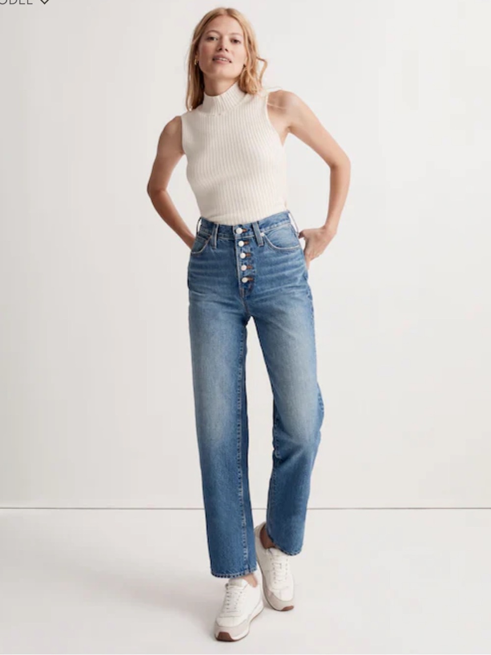 Madewell The Perfect Vintage Straight Jean size 27